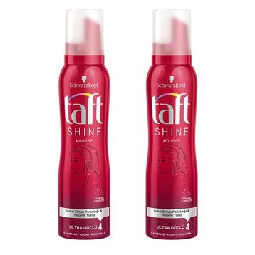 Taft Shine Mousse 2x150 ml Saç Şekillendirici Köpük