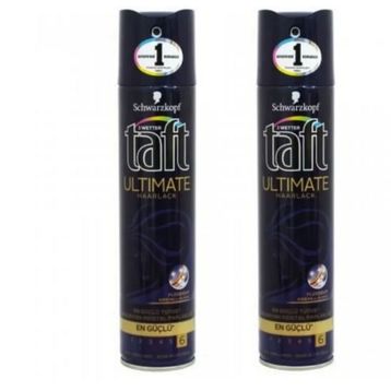 Taft Ultımate En Üçlü 2x250 ml Saç Spreyi