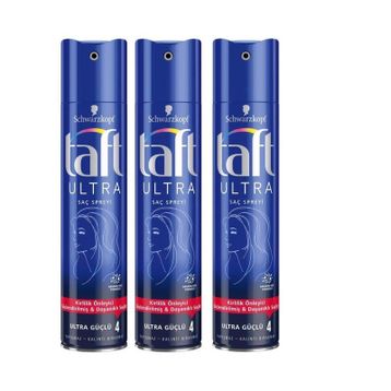 Taft Ultra Mavi 250 ml Saç Spreyi