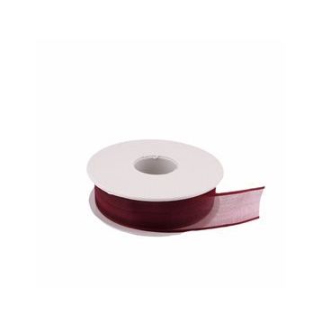 Tahtakale Toptancıları 2.5 cm 20 m Bordo Şifon Kurdele