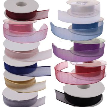 Tahtakale Toptancıları 2.5 cm 20 m Bordo Şifon Kurdele