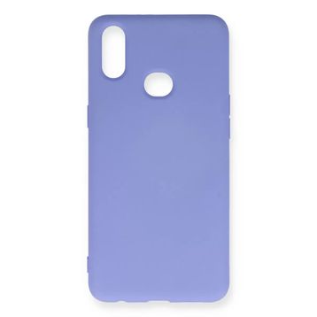 Tahticmer Samsung Galaxy A10S Nano Içi Kadife Silikon Lila Kılıf