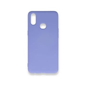 Tahticmer Samsung Galaxy A10S Nano Içi Kadife Silikon Lila Kılıf