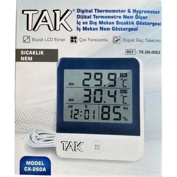 Tak CX-260A Isı ve Nem Ölçer