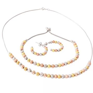 Takıhan 925 Ayar Gümüş Dorika Kolye Küpe Bileklik Set