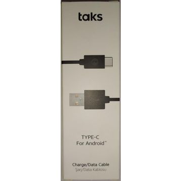 Taks 5DK12S Siyah Type-C Şarj Kablosu