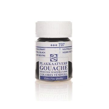 Talens 16ml 737 Neutral Black Guaj Boya