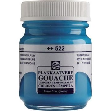 Talens 522 Turquoıse Blue 10x16 ml Cam Şişe Guaj Boya
