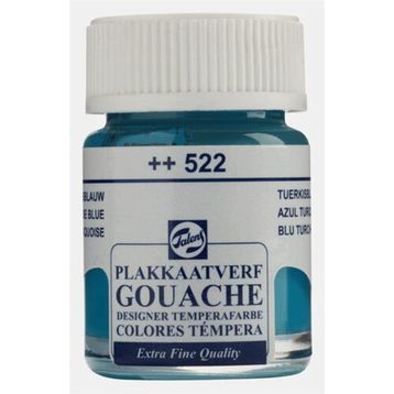 Talens 522 Turquoıse Blue 16 ml Cam Şişe Guaj Boya