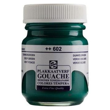 Talens 602 Deep Green 10x16 ml Cam Şişe Guaj Boya