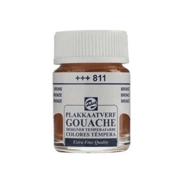 Talens 811 Bronze 16 ml Cam Şişe Guaj Boya