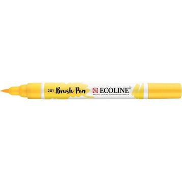 Talens Ecoline 201 Light Yellow Fırça Uçlu Sulu Boya Kalemi