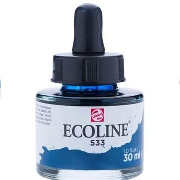 Talens Ecoline 30 ml İndigo 533 Sıvı Sulu Boya