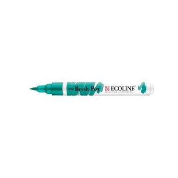 Talens Ecoline Brush Pen 654 Fir Green Fırça Uçlu Çizim Kalemi