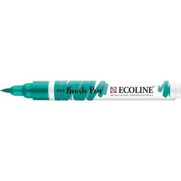 Talens Ecoline Brush Pen 654 Fir Green Fırça Uçlu Çizim Kalemi
