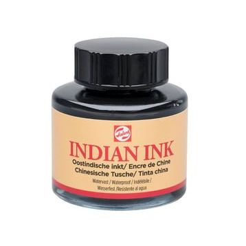 Talens Indian Ink Siyah 30 ml Çini Mürekkebi