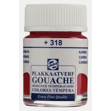 Talens No.318 16 ml Carmıne Kırmızı Guaj Boya