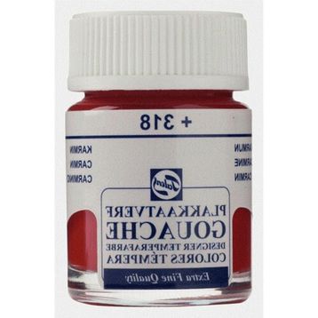 Talens No.318 16 ml Carmıne Kırmızı Guaj Boya