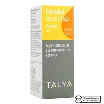 Talya Bitkisel 10 ml %100 Saf Portakal Uçucu Yağı