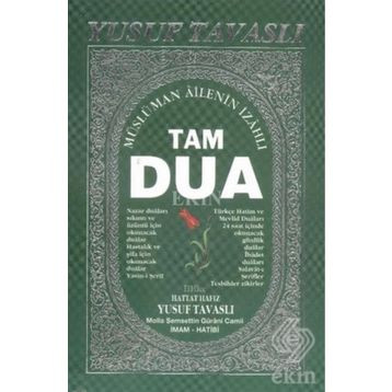 TAM DUA KİTABI - YUSUF TAVASLI