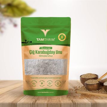 Tam Tarım 1000 gr Glutensiz Yerli Çiğ Karabuğday Unu