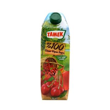 Tamek %100 1 lt Elma Vişne Suyu
