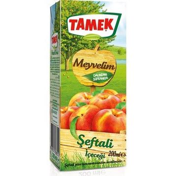 Tamek 200 ml Şeftali Nektarı