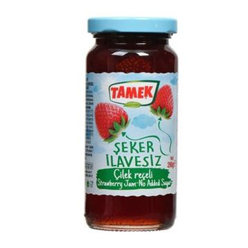 Tamek 290 gr Şeker İlavesiz Çilek Reçeli