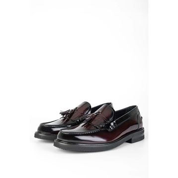 Tamer Tanca 285 3752 Bordo Erkek Deri Loafer