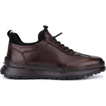 Tamer Tanca 298 3189-2230 Erkek Hakiki Deri Kahverengi Casual Ayakkabı
