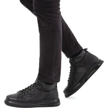 Tamer Tanca 38116254 SK22/23 Siyah Erkek Deri Casual Bot
