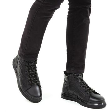 Tamer Tanca 38116254 SK22/23 Siyah Erkek Deri Casual Bot