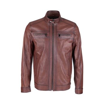 Tamer Tanca 974 TT-01 Fındık Deri Erkek Mont