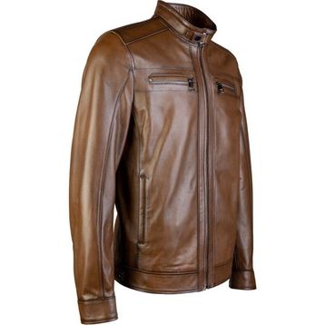 Tamer Tanca 974 TT-01 Metalik Deri Erkek Mont