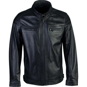 Tamer Tanca 974 TT-01 Siyah Deri Erkek Mont