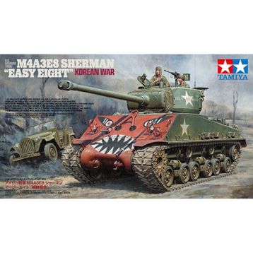 Tamiya 1/35 Easy Eight Korean War Plastik Tank ve jeep Maket Kiti