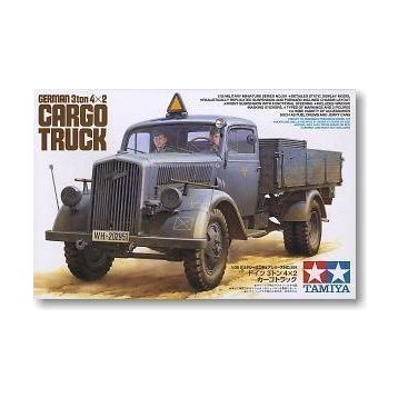 Tamiya 1/35 German 3 Ton 4X2 Cargo Truck Plastik Askeri Araç Maket Kiti