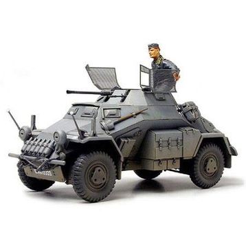 Tamiya 1/35 Sd.Kfz.222 W/Photo Etched Parts Plastik Askeri Araç Maket Kiti