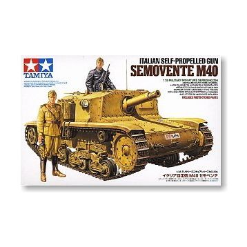 Tamiya 1/35 SP Gun Semovente M40 Plastik Tank Maket Kiti