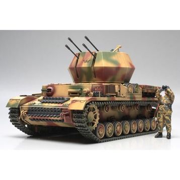 Tamiya 1/48 Ger.Flakpanzer IV Wirbelwind Plastik Tank Maket Kiti