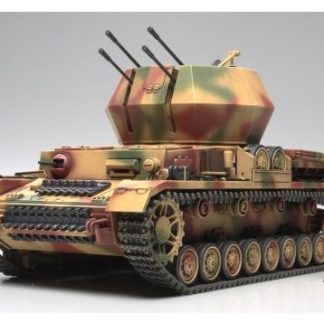 Tamiya 1/48 Ger.Flakpanzer IV Wirbelwind Plastik Tank Maket Kiti