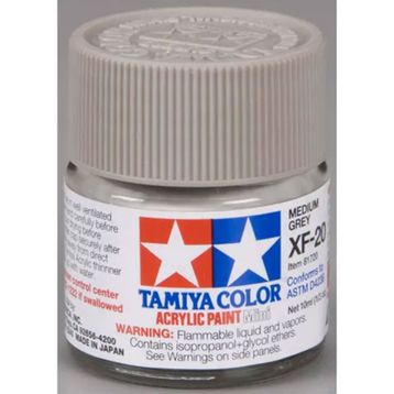 Tamiya XF-20 10 ML Medium Grey Mat Akrilik Boya