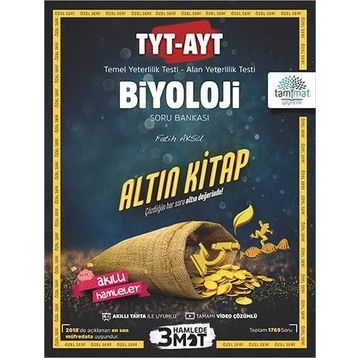 Tammat TYT-AYT Biyoloji Altın Kitap Soru Bankası - Kollektif