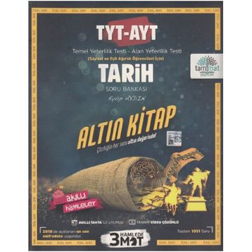 Tammat Yayınları TYT-AYT Tarih Soru Bankası
