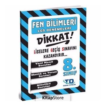 Tandem Yayınları 8. Sınıf LGS Fen Bilimleri Denemeleri