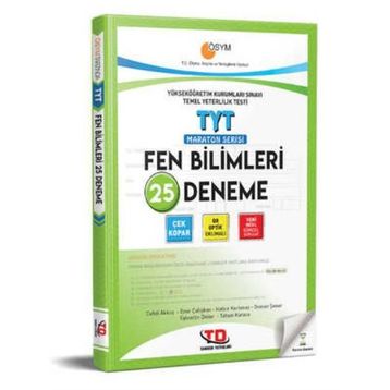 Tandem Yayınları TYT Fen Bilimleri Maraton Serisi 25 Deneme