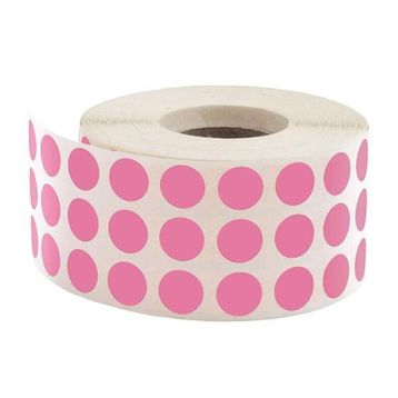 Tanex 10 mm 5000 Adet Pembe Nokta Etiket