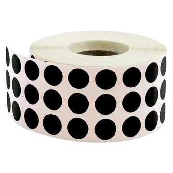 Tanex 10 mm 5000 Adet Siyah Nokta Etiket