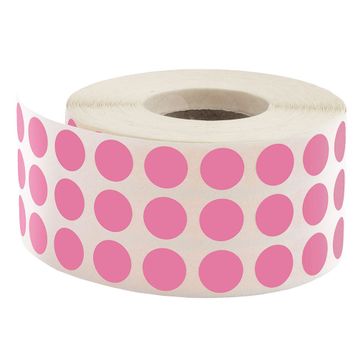 Tanex 10 mm 5000'Li Pembe Nokta Etiket