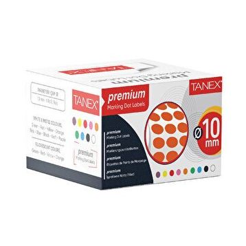Tanex 10 mm Yeşil Nokta Etiketi